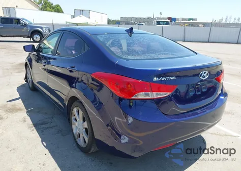 2013 Hyundai Elantra Limited from USA, damaged, VIN 5NPDH4AEXDH324223